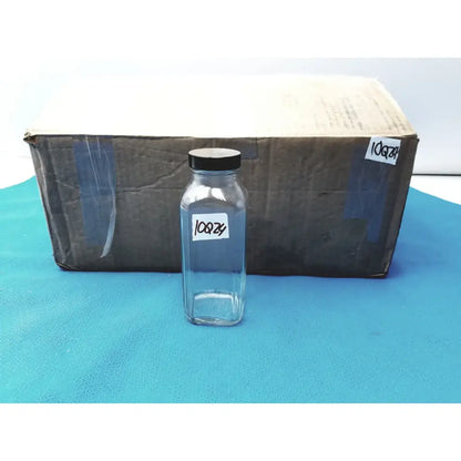 Reuse Medical Glass Bottle with Black Cap Marked Jars & Reagent Bottles, second-hand product photo 1