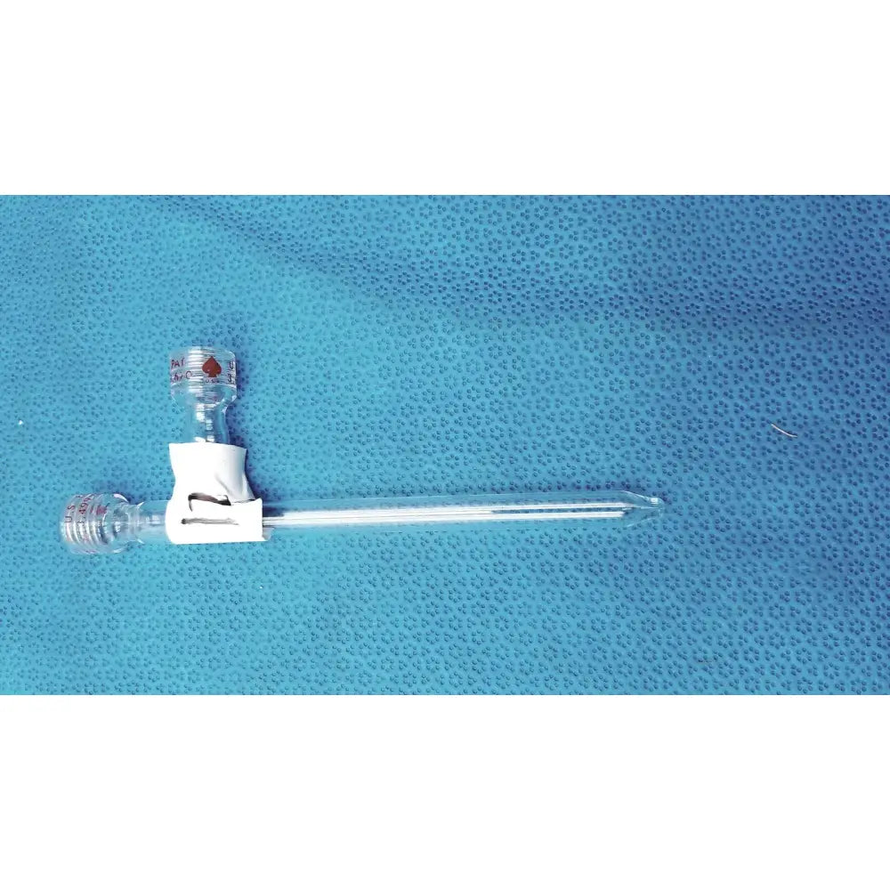 Reuse Medical Glass Schlenk Storage Tube with High Vacuum PTFE Stopcock Valve Lab Flasks, second-hand product photo 1