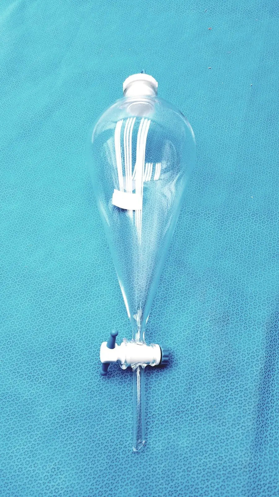 Unbranded Glass Separatory Funnel with Stopper – Borosilicate Lab Glassware 1000 mL Separatory Funnel, second-hand product photo 3