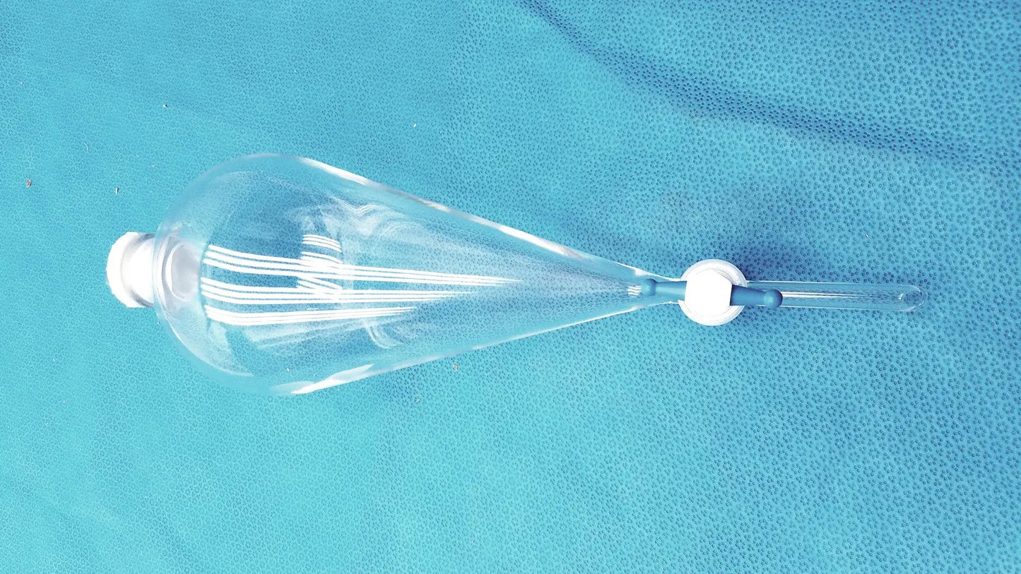 Unbranded Glass Separatory Funnel with Stopper – Borosilicate Lab Glassware 1000 mL Separatory Funnel, second-hand product photo 2