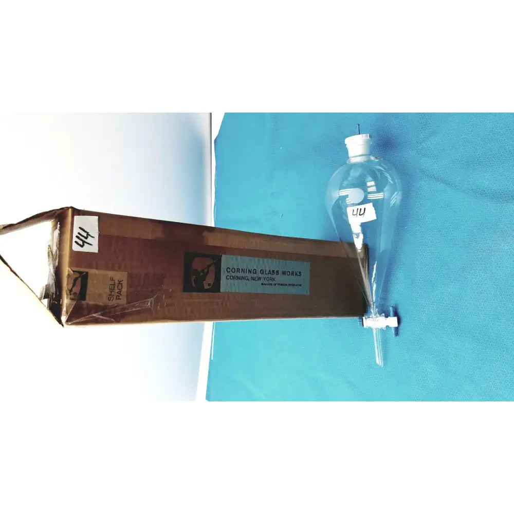 Unbranded Glass Separatory Funnel with Stopper – Borosilicate Lab Glassware 1000 mL Separatory Funnel, second-hand product photo 1