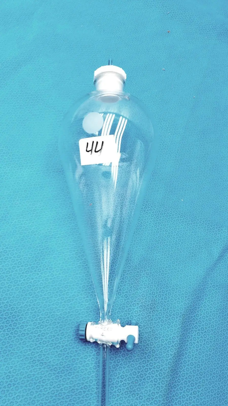 Unbranded Glass Separatory Funnel with Stopper – Borosilicate Lab Glassware 1000 mL Separatory Funnel, second-hand product photo 5
