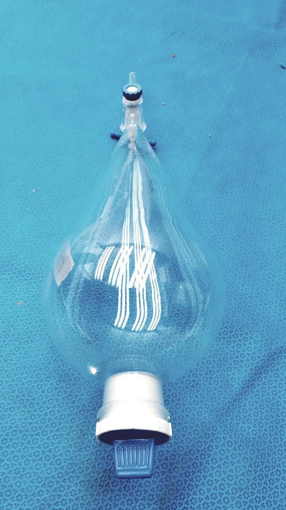 Unbranded Glass Separatory Funnel with Stopper – Borosilicate Lab Glassware 1000 mL Separatory Funnel, second-hand product photo 6