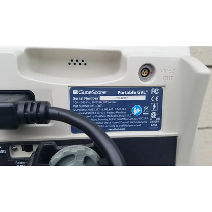 GlideScope PV132067 Portable GVL Vital Signs Monitor With Stand Portable Video Monitoring System / Clinical Display Unit, second-hand product photo 7