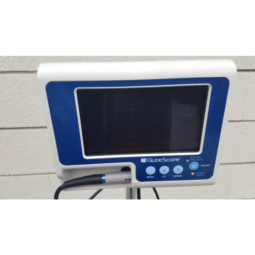 GlideScope PV132067 Portable GVL Vital Signs Monitor With Stand Portable Video Monitoring System / Clinical Display Unit, second-hand product photo 1