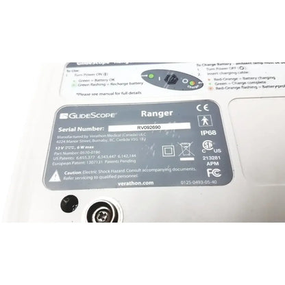 GlideScope Ranger Video Laryngoscope Serial No. RV092690 - Untested Video Laryngoscope, as-is (for parts) product photo 6