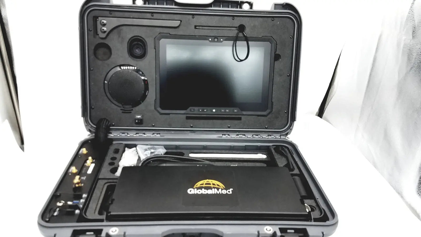 Reuse Medical GlobalMed Transportable Exam Station &Portable Telemedicine Kit w/Hard Case Other Medical & Lab Equipment, second-hand product photo 1