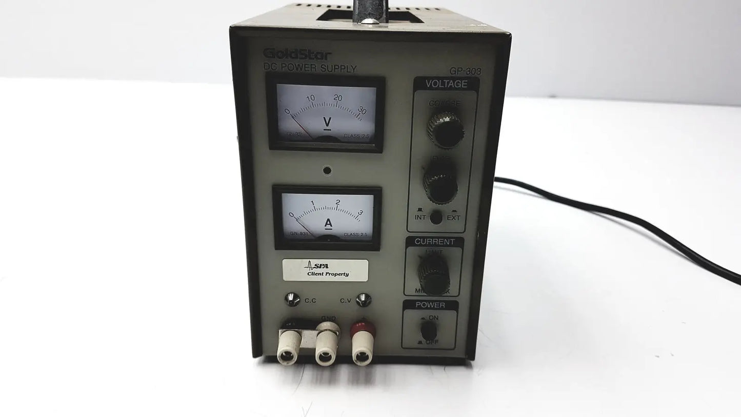 Reuse Medical Goldstar DC Power Supply GP 303 Switching Mode Power Supplies, second-hand product photo 1