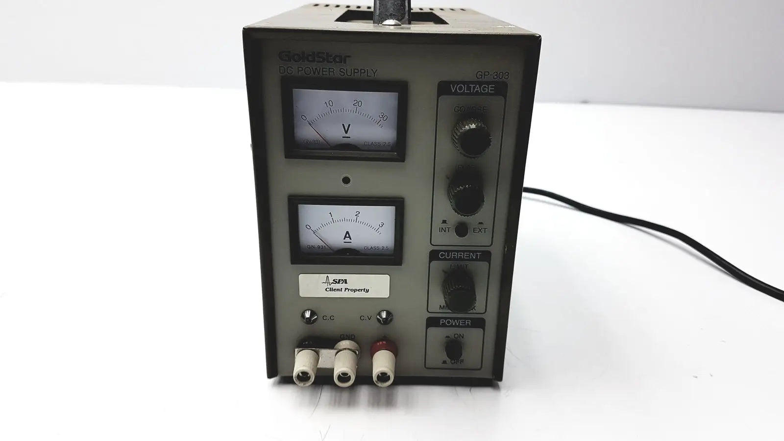 Reuse Medical Goldstar DC Power Supply GP 303 Switching Mode Power Supplies, second-hand product photo 1