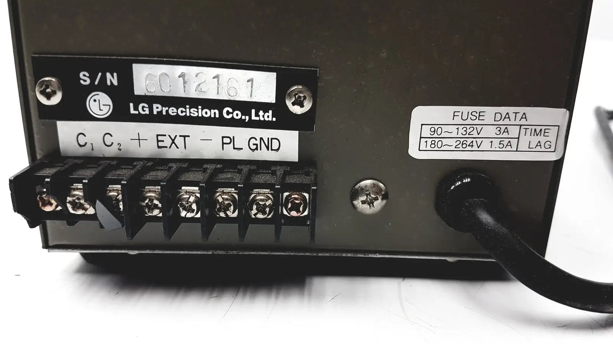 Black lg precision co ltd goldstar dc power supply gp 303 with reuse medical application in a durable design