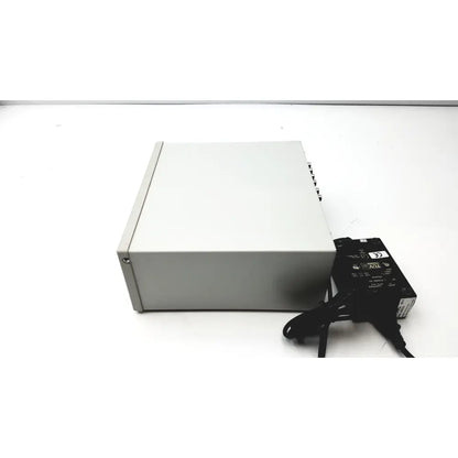 Silver grass 15lt physiodata amplifier system with multiple side ports and black power adapter for professional use