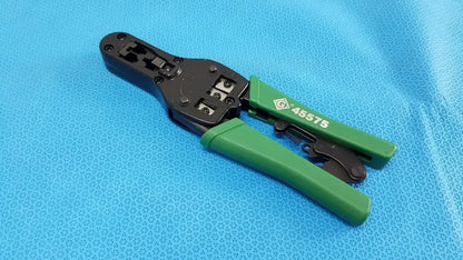 Greenlee Modular Crimper Punch Down Tool Kit Data Network Install Case Modular Crimper Punch Down Tool Kit, second-hand product photo 12