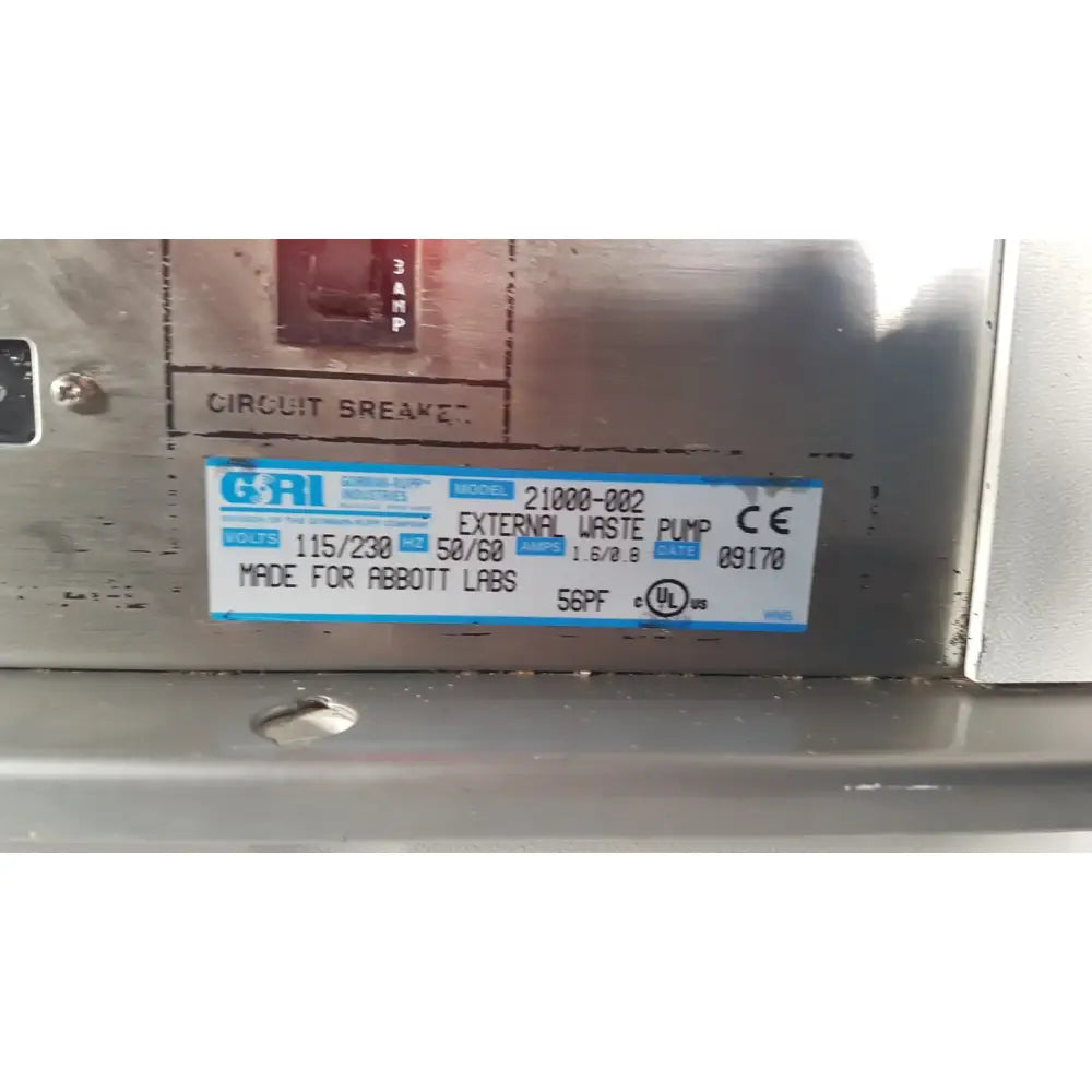 GRI 21000-002 External Waster Pump Pump, as-is (for parts) product photo 4