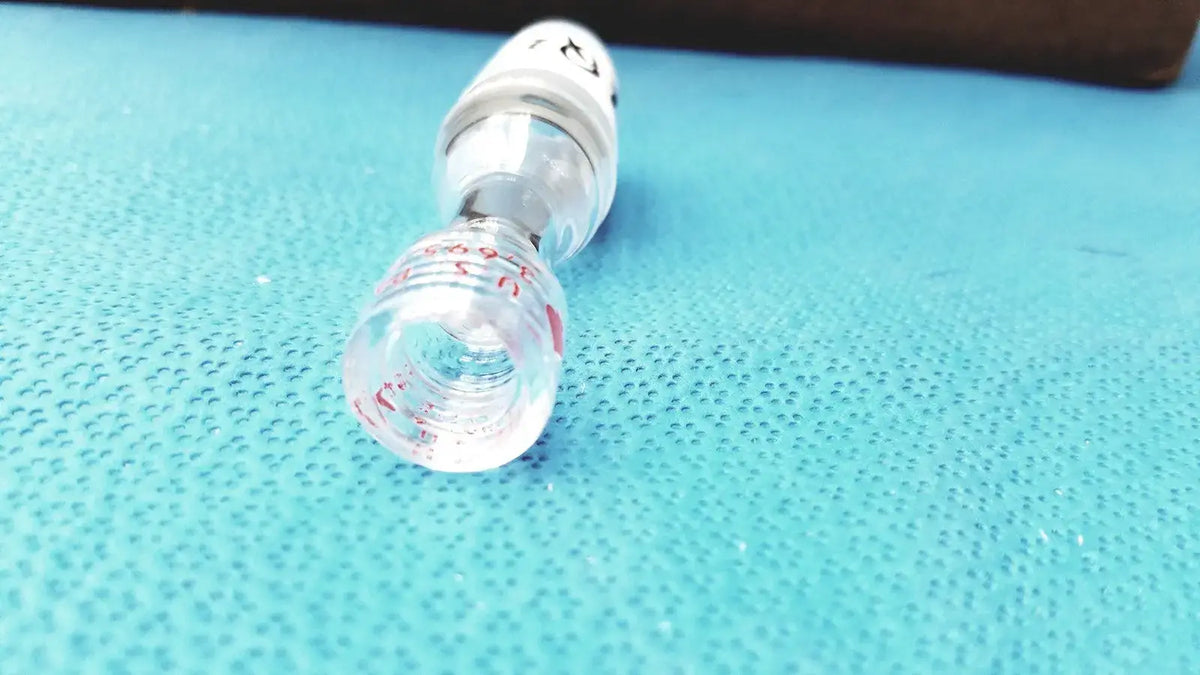 Reuse Medical Ground Glass Cone to Rubber Tubing Connector Lab Joint Lab Flasks, second-hand product photo 1