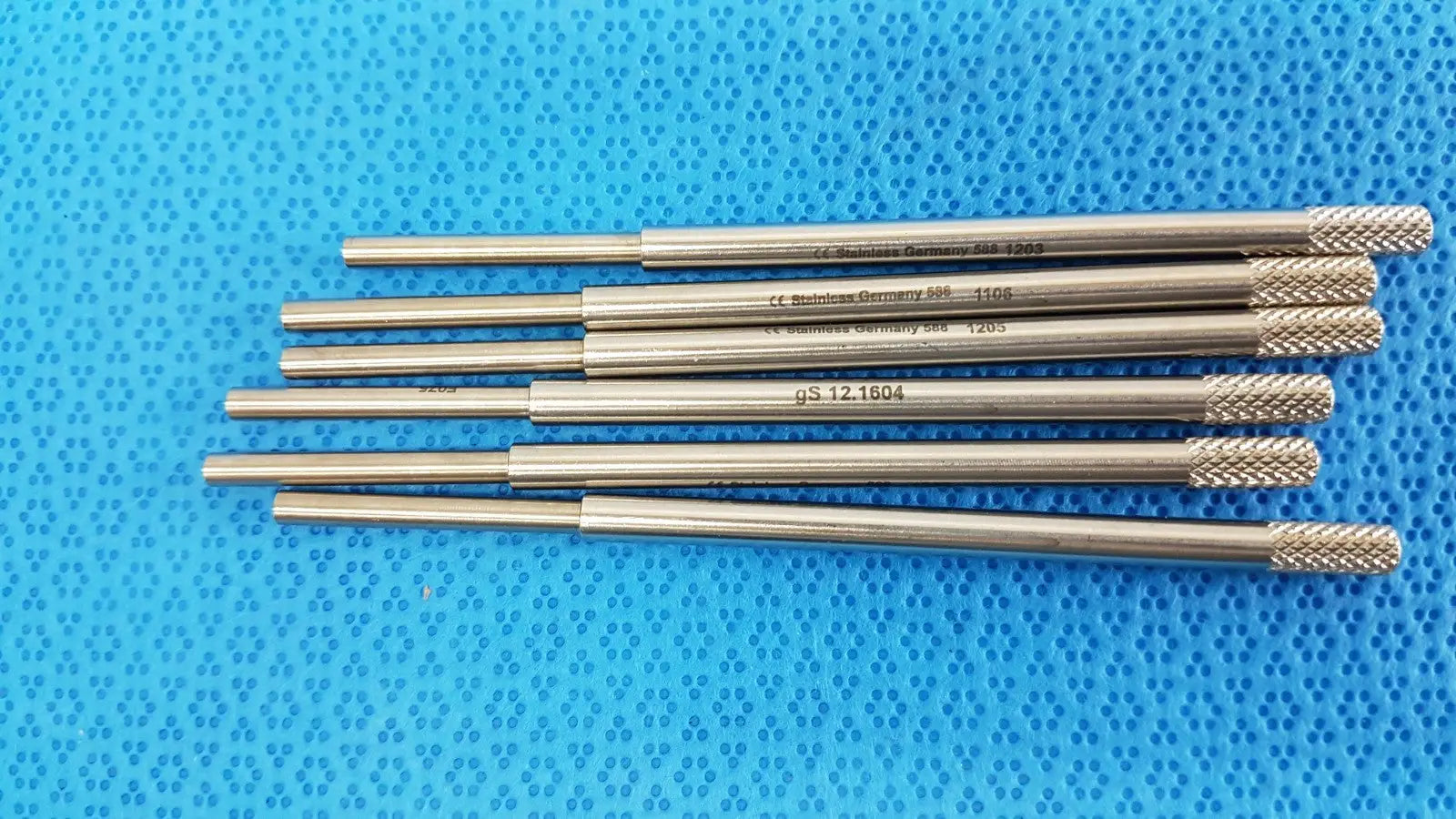 Reuse Medical gS12.1604 Surgical Scalpel Handle – German Stainless Steel Beaver-Style Lot of 6 Scalpels, Surgical Blades & Handles, second-hand product photo 1