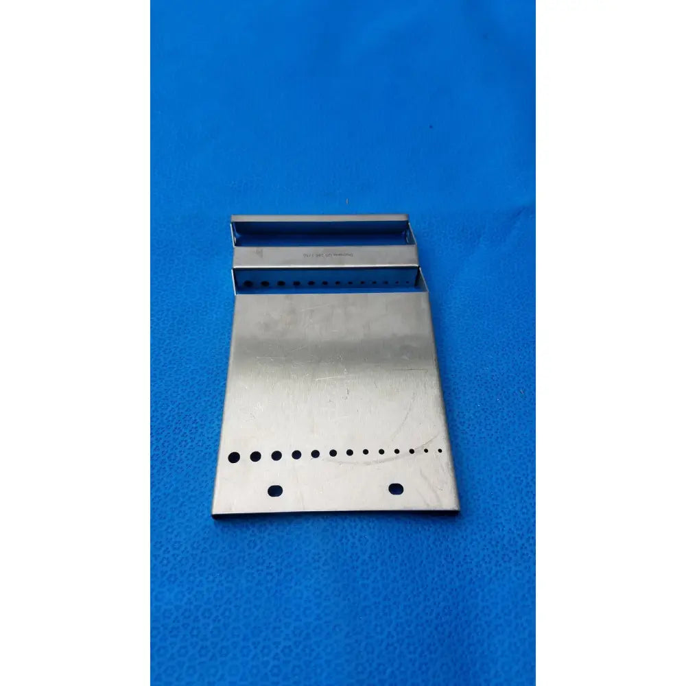 Gsource stainless steel us 285 1710 silver metallic rectangular bracket with evenly spaced holes and two mounting holes