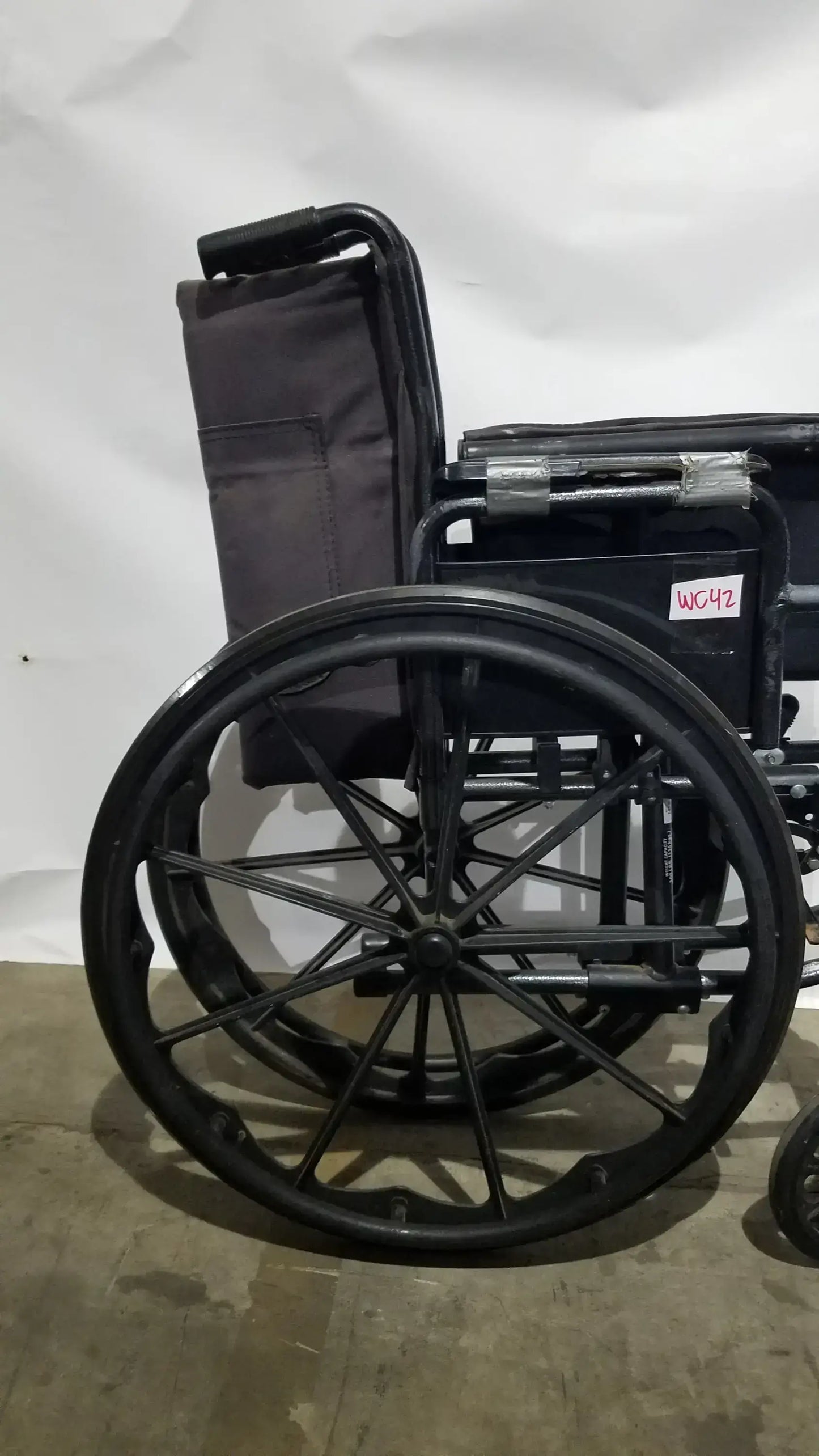 Reuse Medical Equipment Guardian K3 Lite Wheelchair - Folding Manual Mobility Assist Wheelchair, second-hand product photo 27