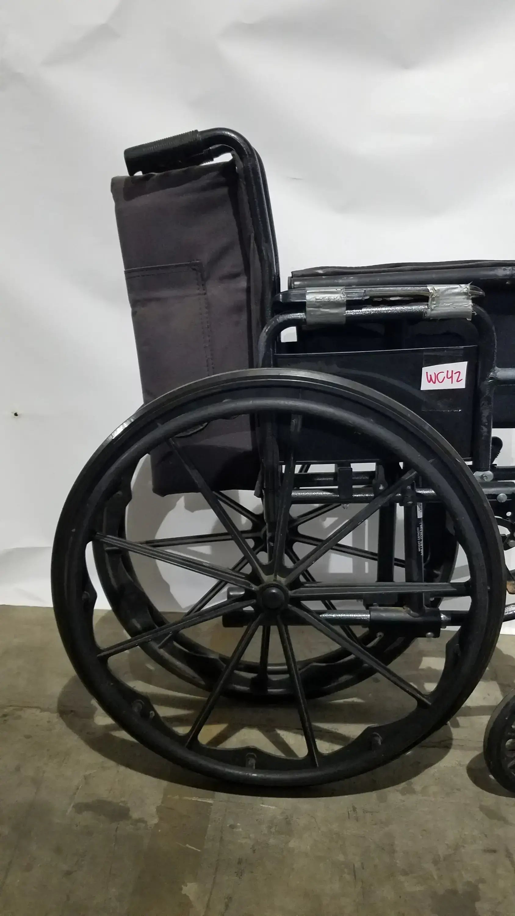 Reuse Medical Equipment Guardian K3 Lite Wheelchair - Folding Manual Mobility Assist Wheelchair, second-hand product photo 27