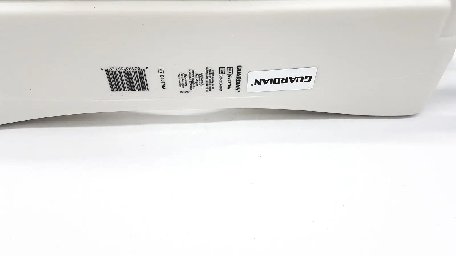 Guardian Locking Elevated Toilet Seat With Padded Arms G30270A Elevated Toilet Seat, second-hand product photo 3