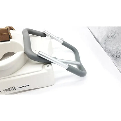 Guardian Locking Elevated Toilet Seat With Padded Arms G30270A Elevated Toilet Seat, second-hand product photo 2