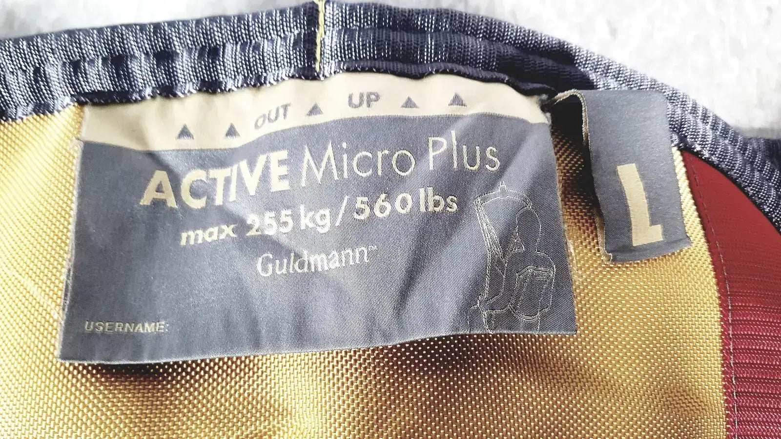 Guldmann Active Micro Plus Max 255kg/560 lbs Size Size Large Patient Lifting Sling, second-hand product photo 2