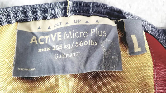 Guldmann Active Micro Plus Max 255kg/560 lbs Size Size Large Patient Lifting Sling, second-hand product photo 2