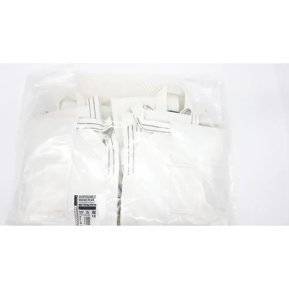 White disposable micro plus face masks in clear packaging for guldmann disposable micro max 250kg sling
