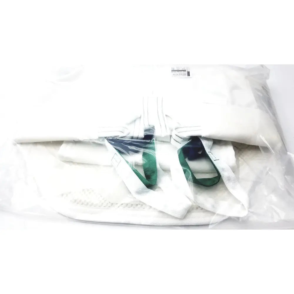 White canvas tote bag with green fabric handles for guldmann disposable micro plus sling max 250kg size xl