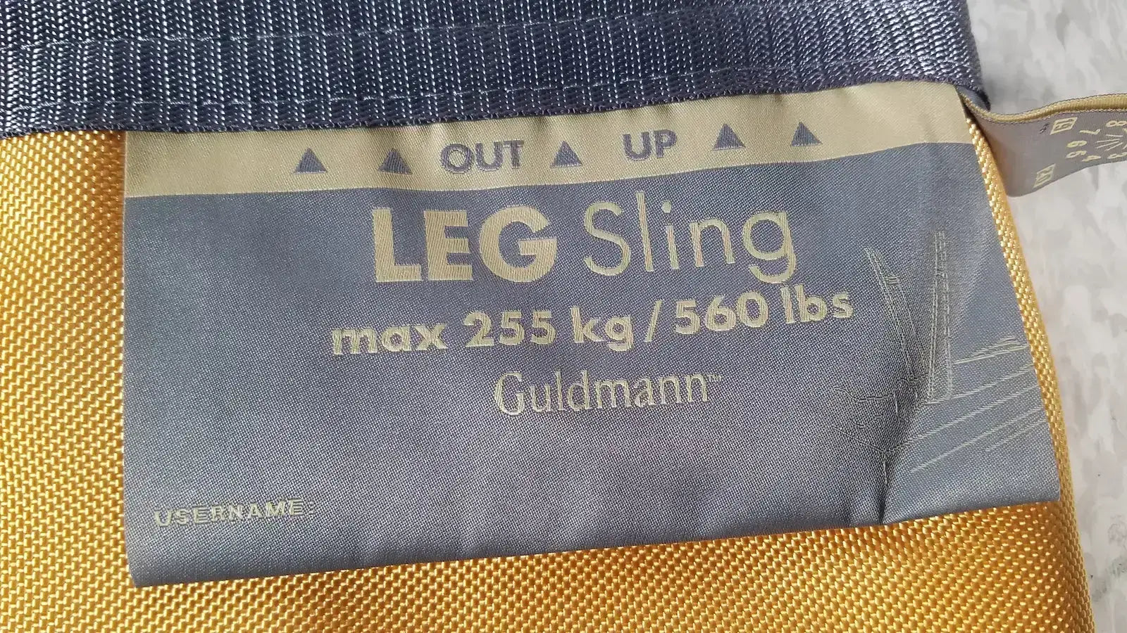 Guldmann LEG Sling Max 255 Kg/ 560 Lbs Patient Lift Sling, second-hand product photo 3