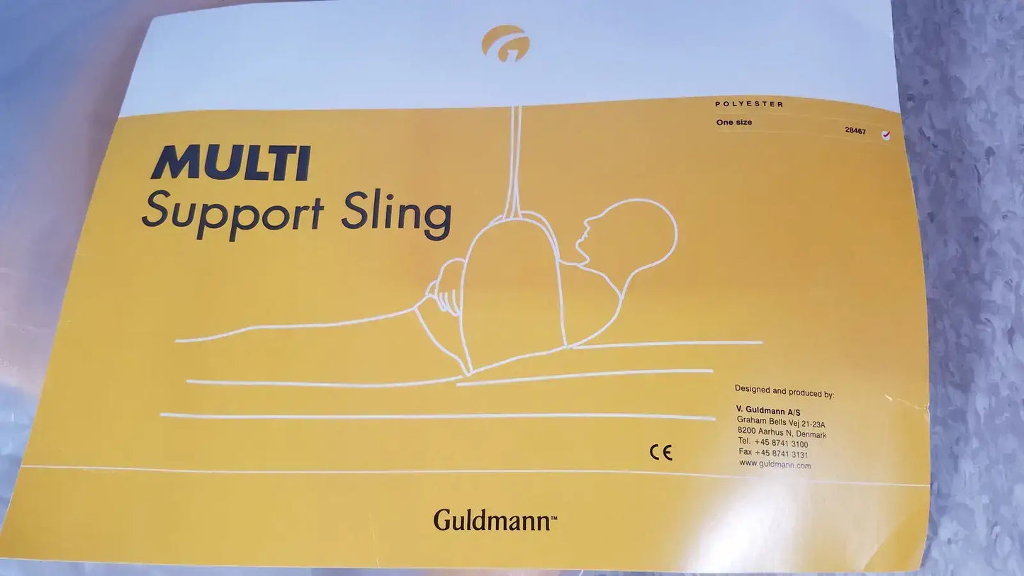 Guldmann Multi Support Sling 28467 One Size, 255 kg/560 lbs Patient Lift Sling, second-hand product photo 1