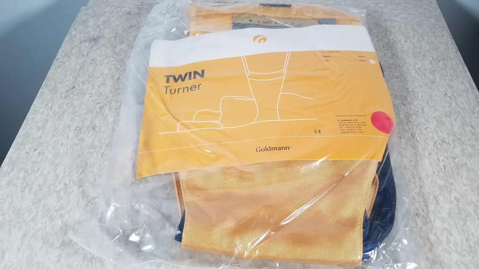 Guldmann Twin Turner 28750 Polyester Sling Max 255 kg/560 Size Regular Turning Sling, new product photo 1