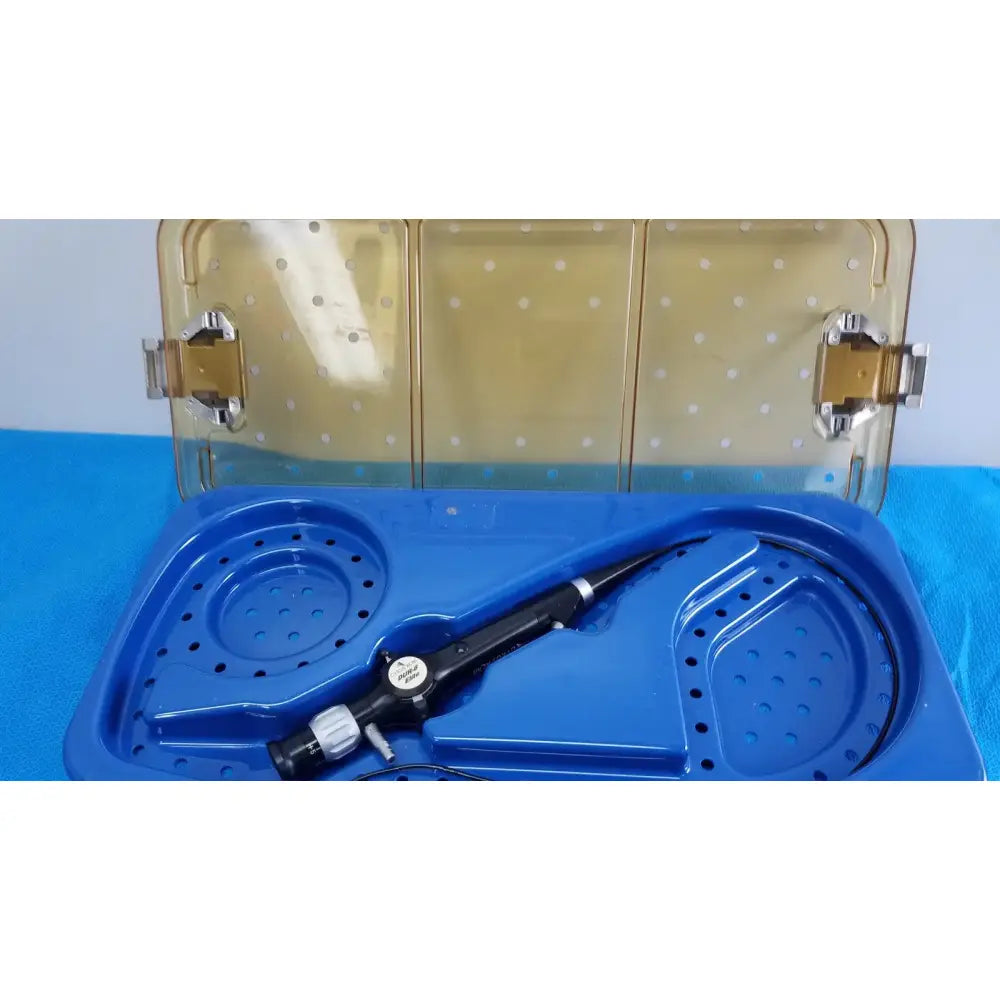 Reuse Medical GYRUS ACMI Dur-8 Elite Flexible Fiber Ureteroscope with Trey Endoscopes, second-hand product photo 1