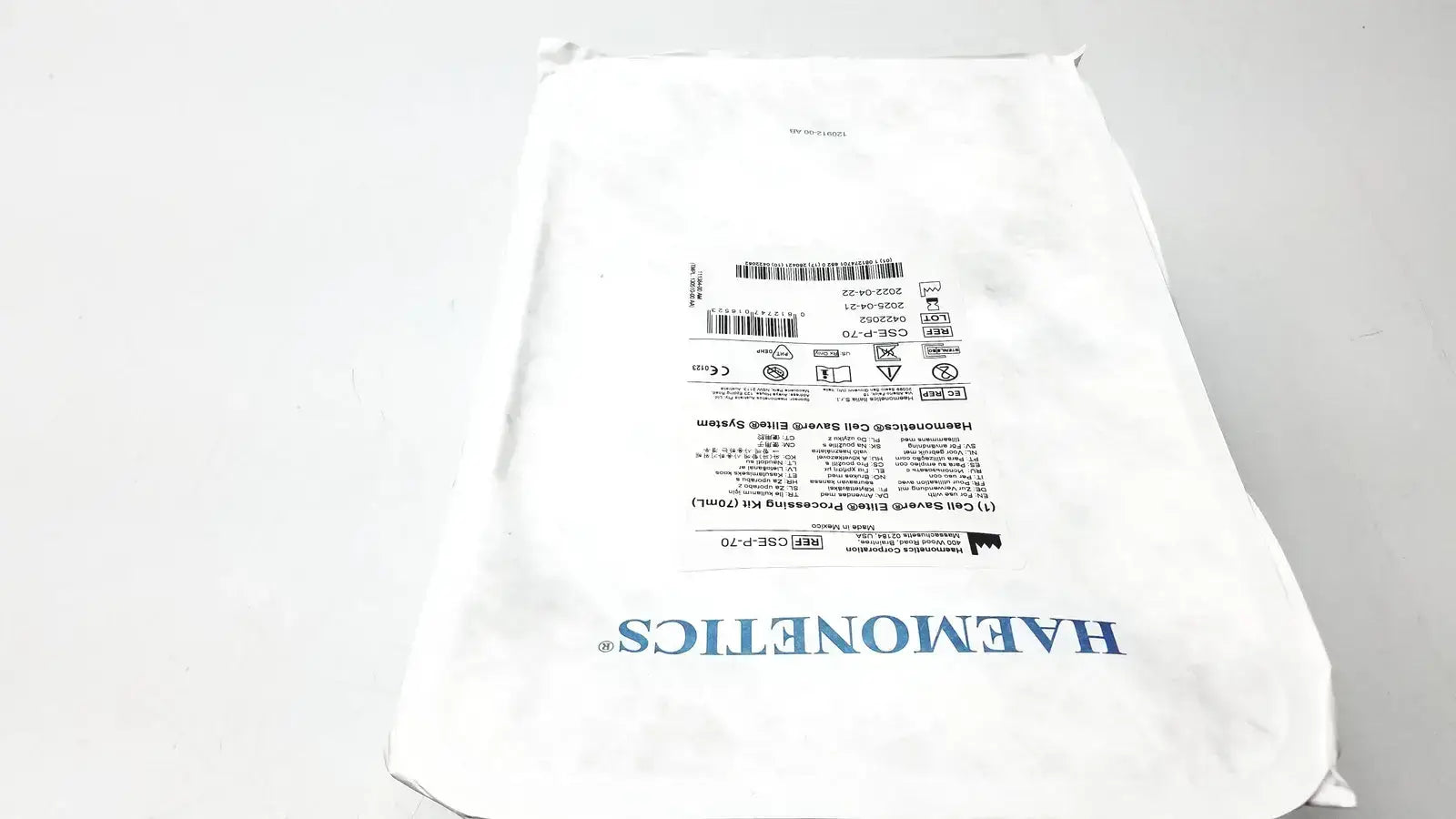 Haemonetics CSE-P-70 Cell Saver Elite Processing Kit Cell Saver Elite Processing Kit, second-hand product photo 3