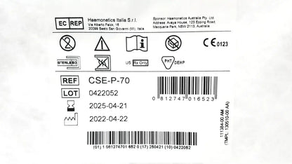Haemonetics CSE-P-70 Cell Saver Elite Processing Kit Cell Saver Elite Processing Kit, second-hand product photo 10