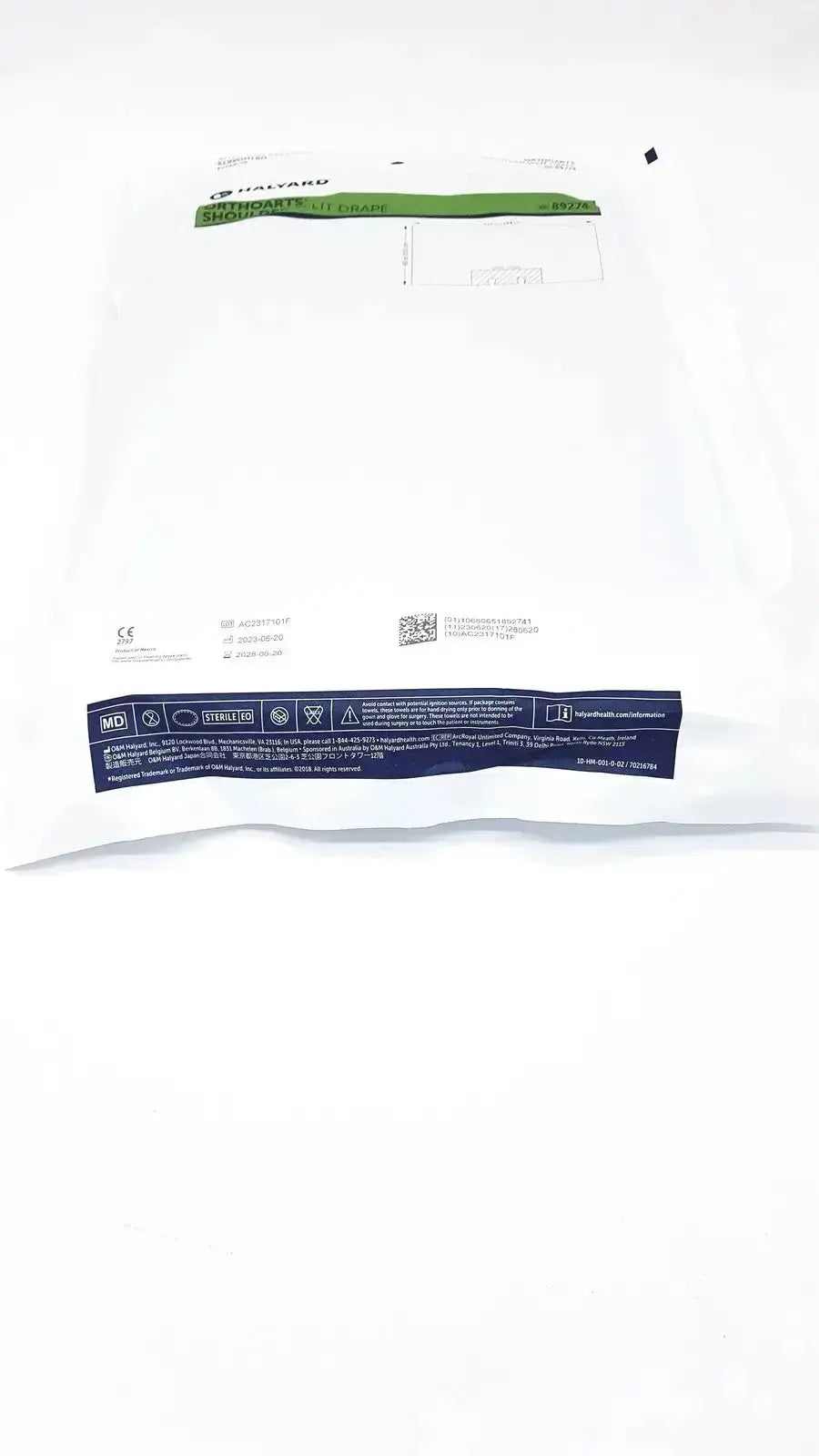 Halyard 89274 Orthoarts Shoulder Split Drape, 112in x 60in Exp. 2028 Surgical Drape, new product photo 15