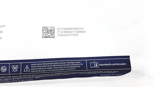 Halyard 89274 Orthoarts Shoulder Split Drape, 112in x 60in Exp. 2028 Surgical Drape, new product photo 2