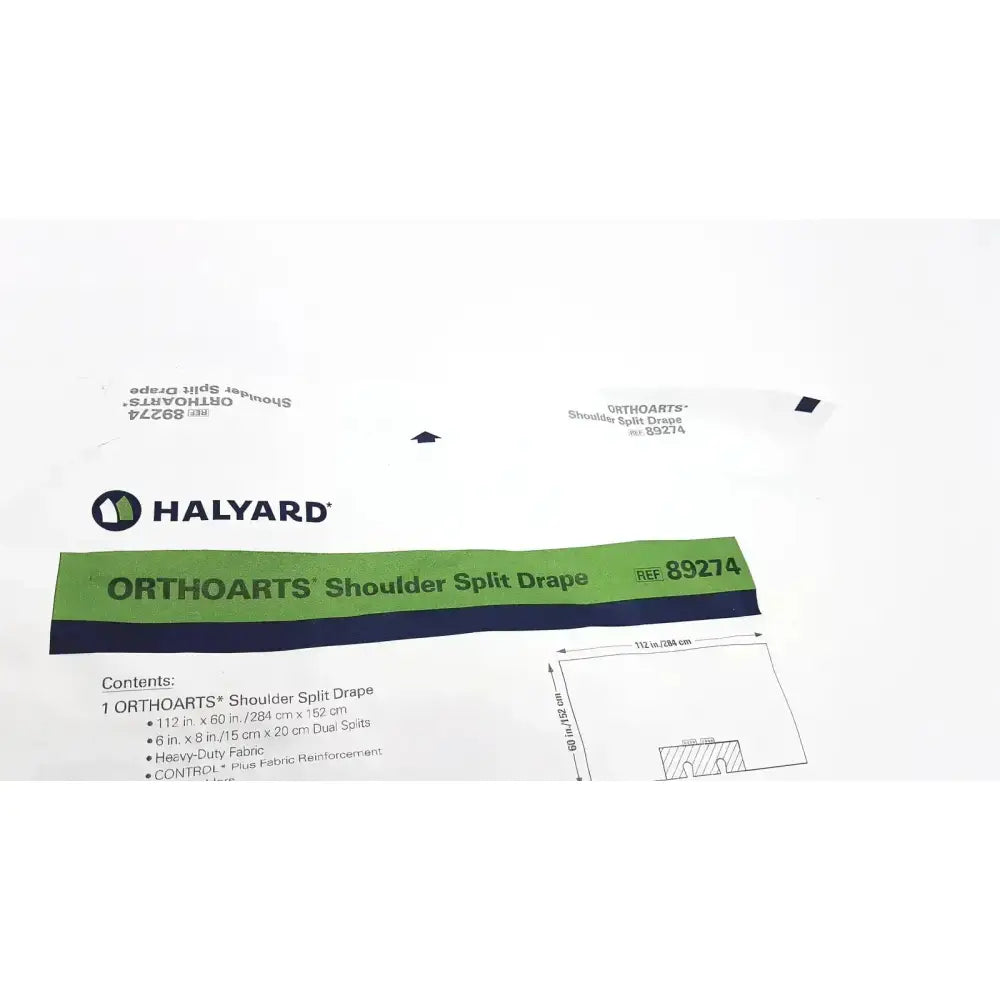 Halyard 89274 Orthoarts Shoulder Split Drape, 112in x 60in Exp. 28-07-2024 Surgical Drape, second-hand product photo 1
