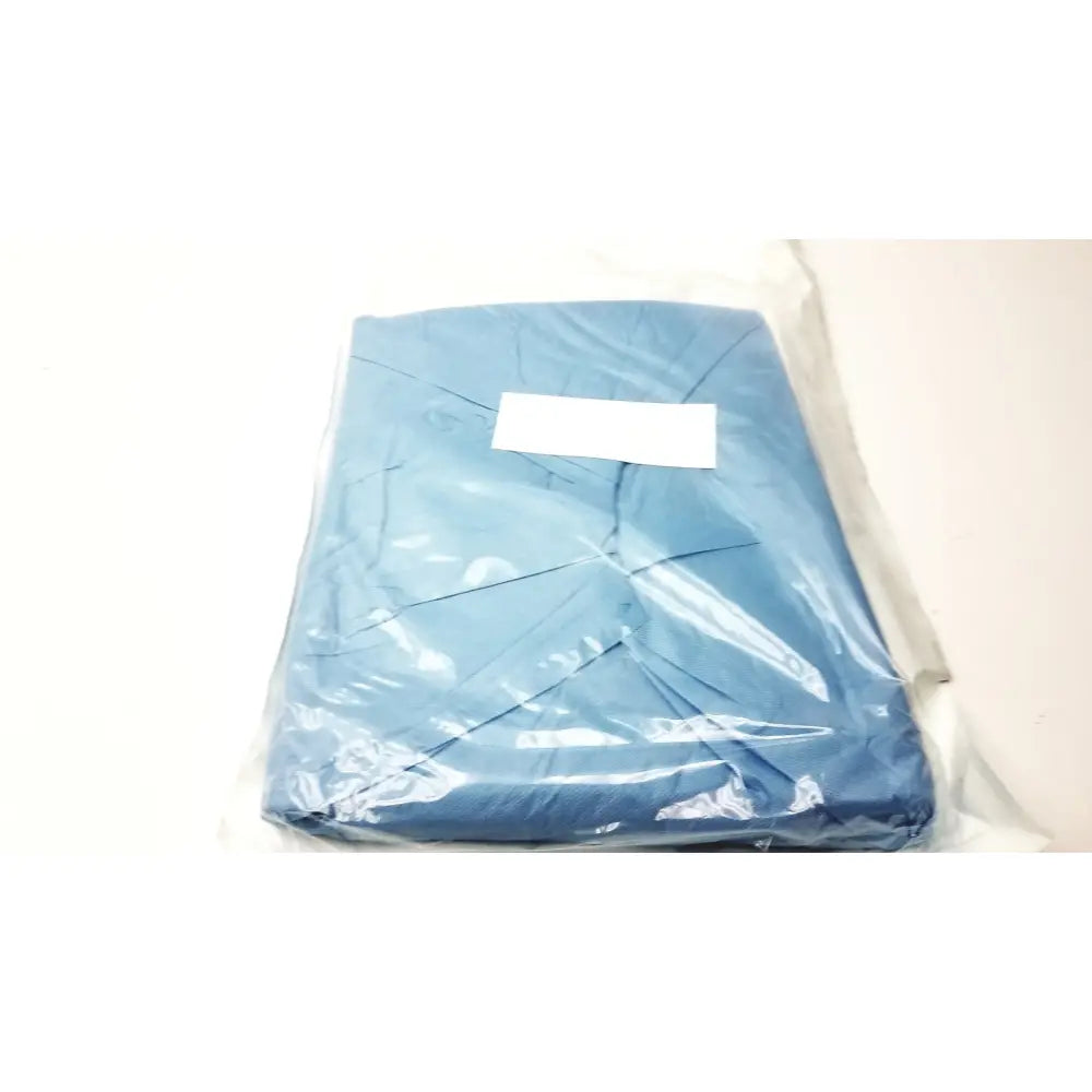Blue surgical gown packaged in clear plastic for halyard 89274 orthoarts shoulder split drape use