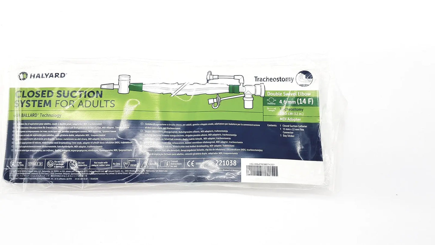 Halyard Closed Suction System For Adults Ref: 221038 Closed Suction System, new product photo 6