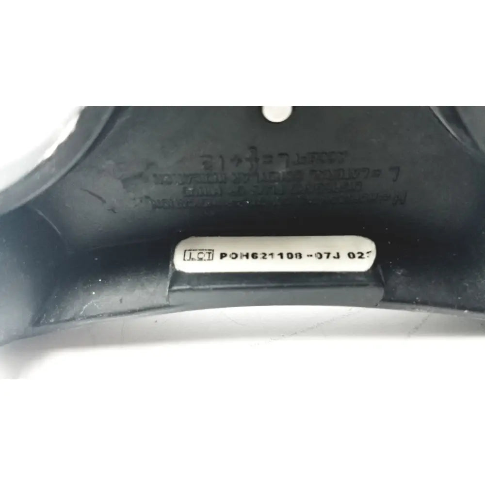 Black plastic component with white label on the back of hanau semi-adjustable dental modular chrome articulator