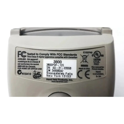 Hand Held Products 3800PDF-12E Barcode Scanner 3800 Barcode Scanner, second-hand product photo 5