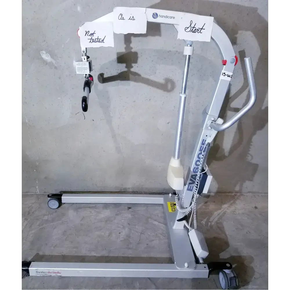 Handicare EVA600EE Mobile Patient Lift, System Romedic - Untested Patient Lift, as-is (for parts) product photo 1