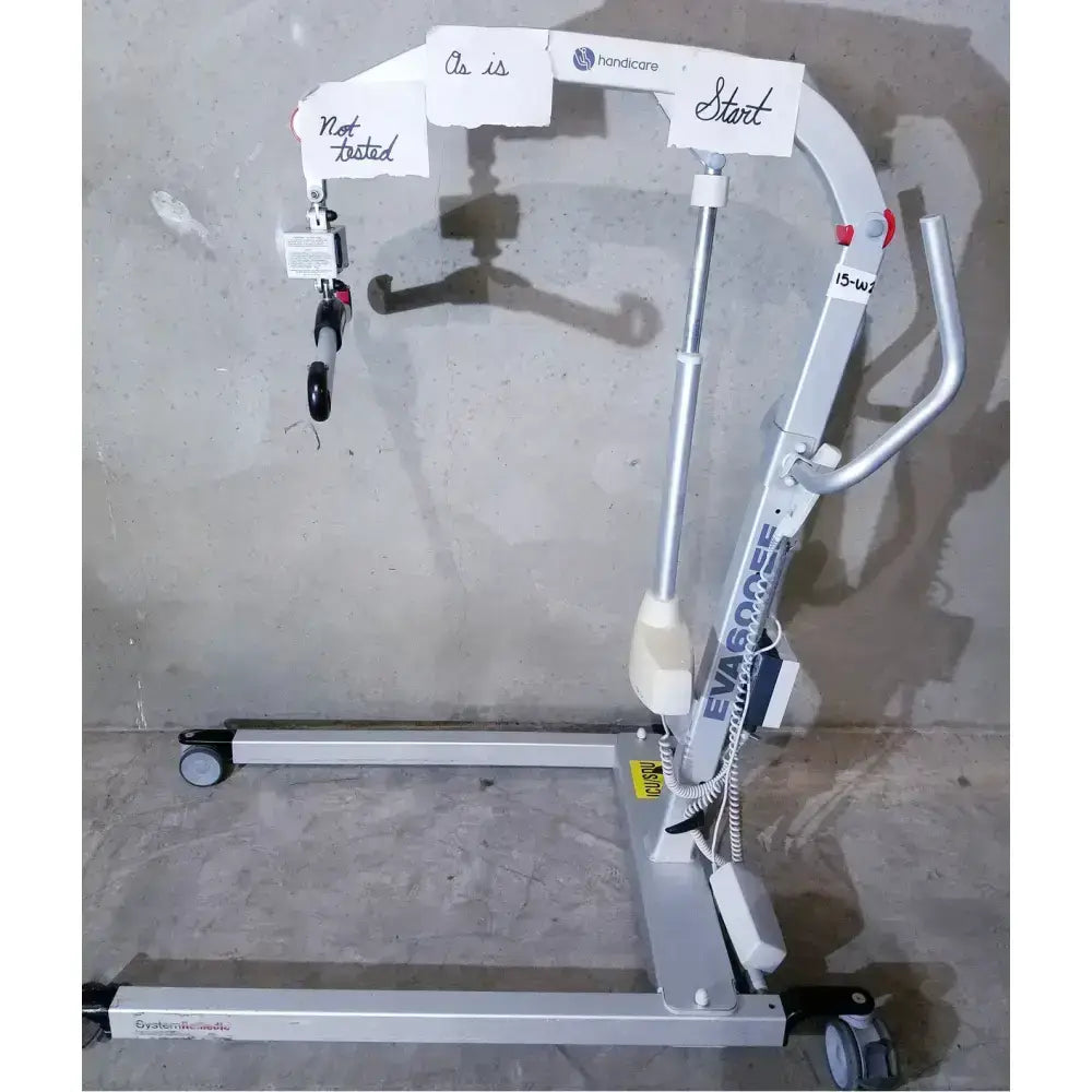 Handicare EVA600EE Mobile Patient Lift, System Romedic - Untested Patient Lift, as-is (for parts) product photo 1
