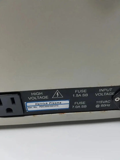 Harrick PDC-32G Compact Plasma Cleaner Sterilizer, Table-Top Plasma Cleaner Sterilizer, second-hand product photo 13