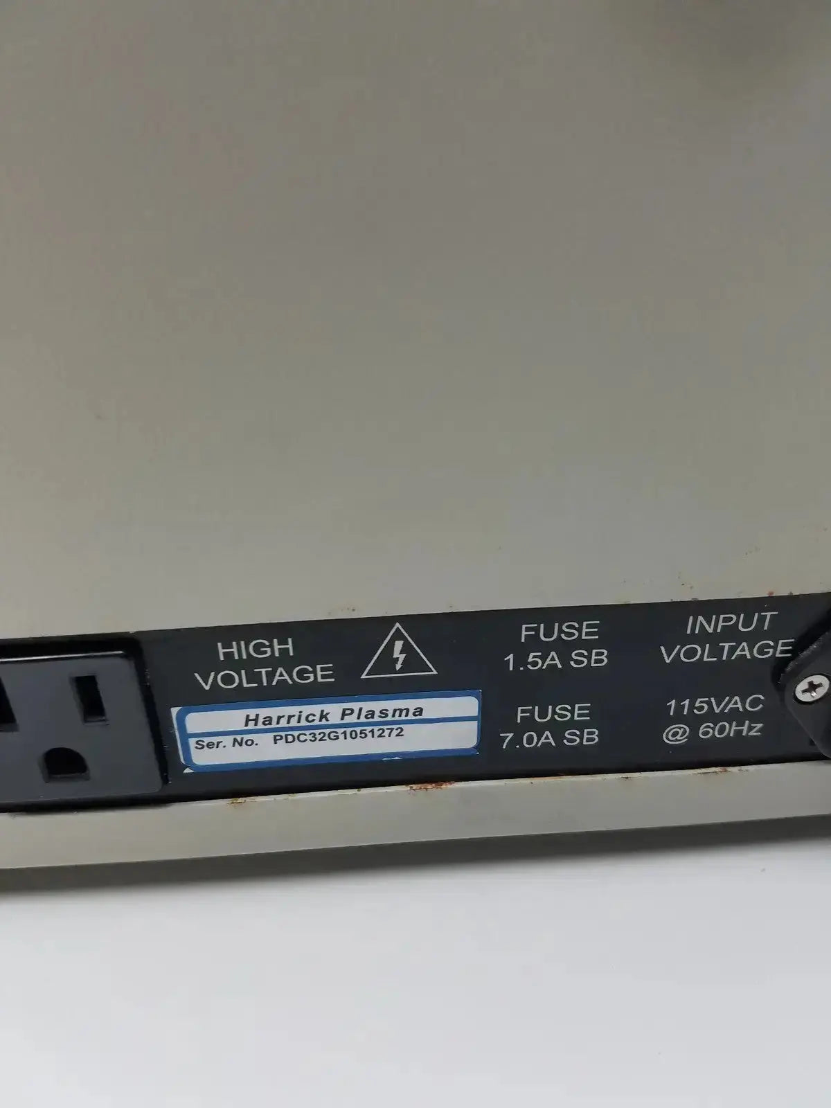 Harrick PDC-32G Compact Plasma Cleaner Sterilizer, Table-Top Plasma Cleaner Sterilizer, second-hand product photo 13