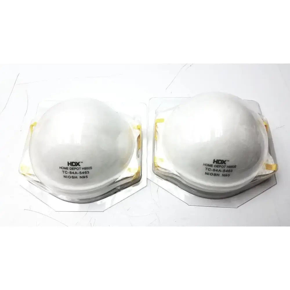 HDX N95 Respirator Face Mask, Lot of 2 N95 Respirator Mask, second-hand product photo 1
