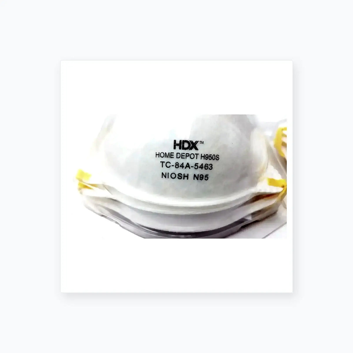 HDX N95 Respirator Face Mask, Lot of 2 N95 Respirator Mask, second-hand product photo 3