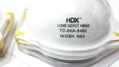 HDX N95 Respirator Face Mask, Lot of 2 N95 Respirator Mask, second-hand product photo 4