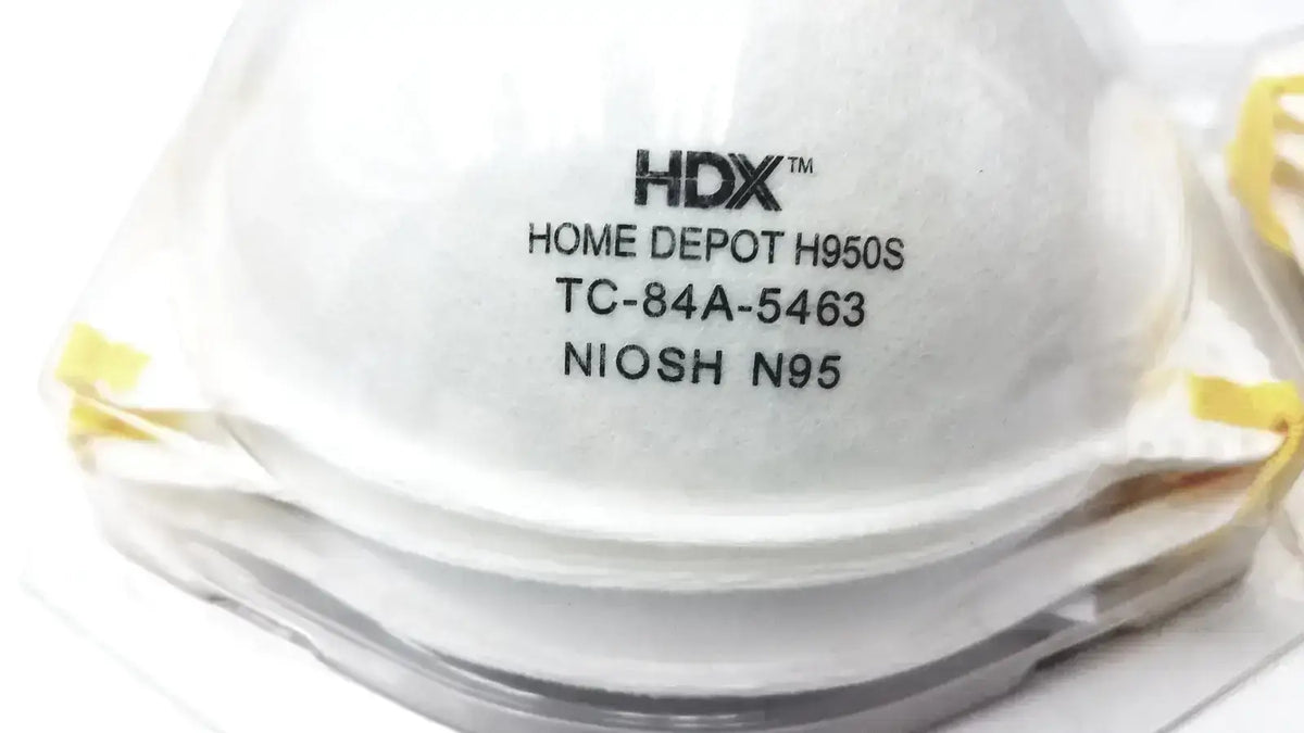 HDX N95 Respirator Face Mask, Lot of 2 N95 Respirator Mask, second-hand product photo 3