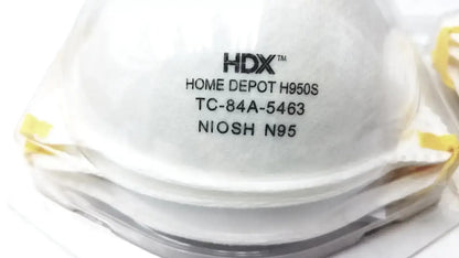 HDX N95 Respirator Face Mask, Lot of 2 N95 Respirator Mask, second-hand product photo 3